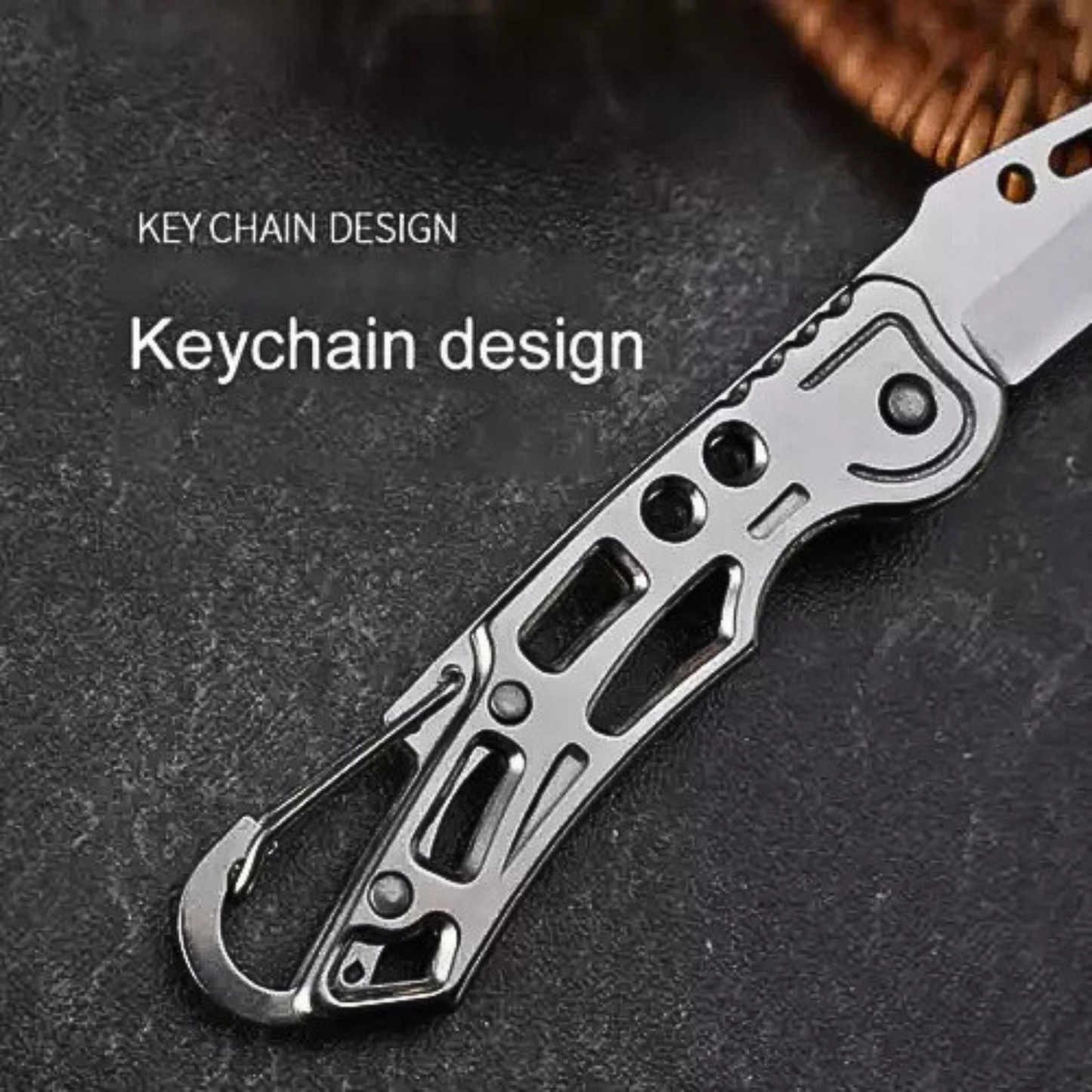 Mini Folding Stainless Steel Pocket Knife-ss