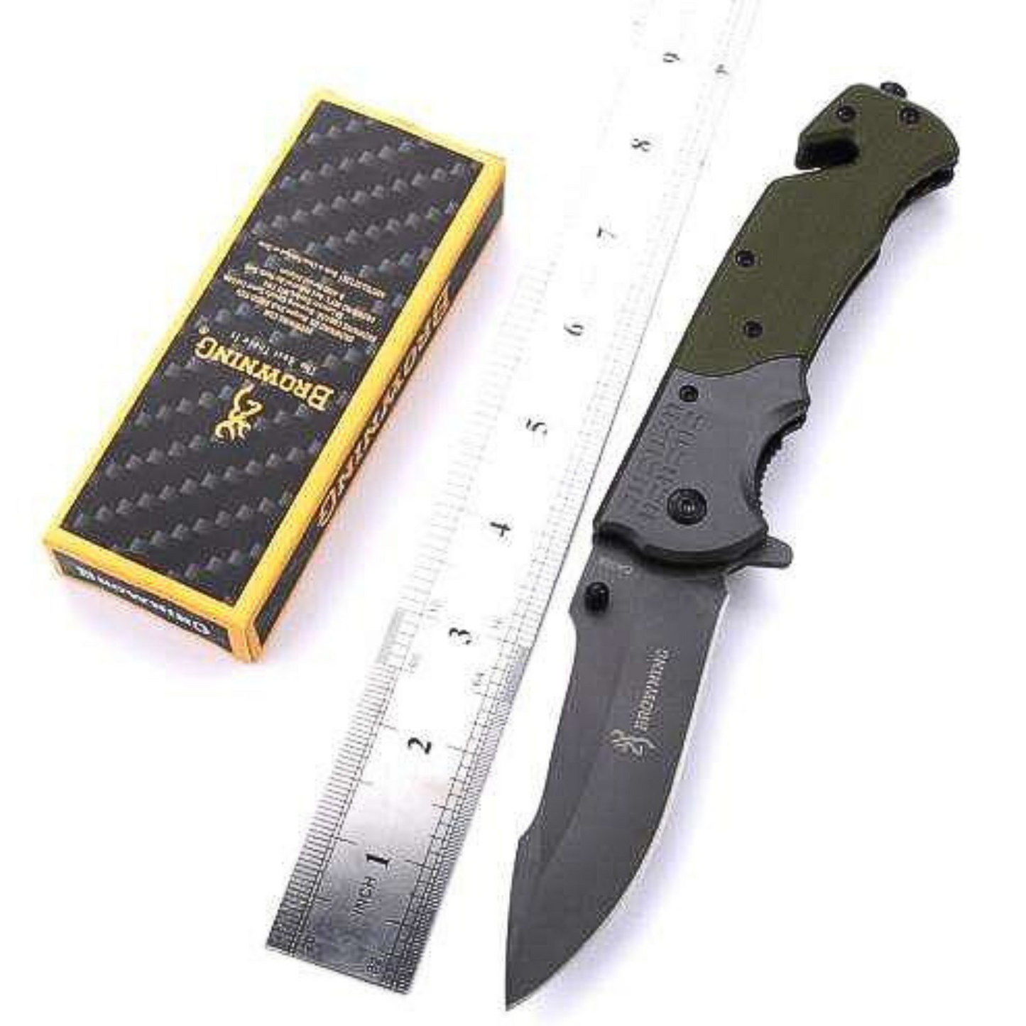 Browning DA167 Wooden Handle Folding Kn*fe-ss