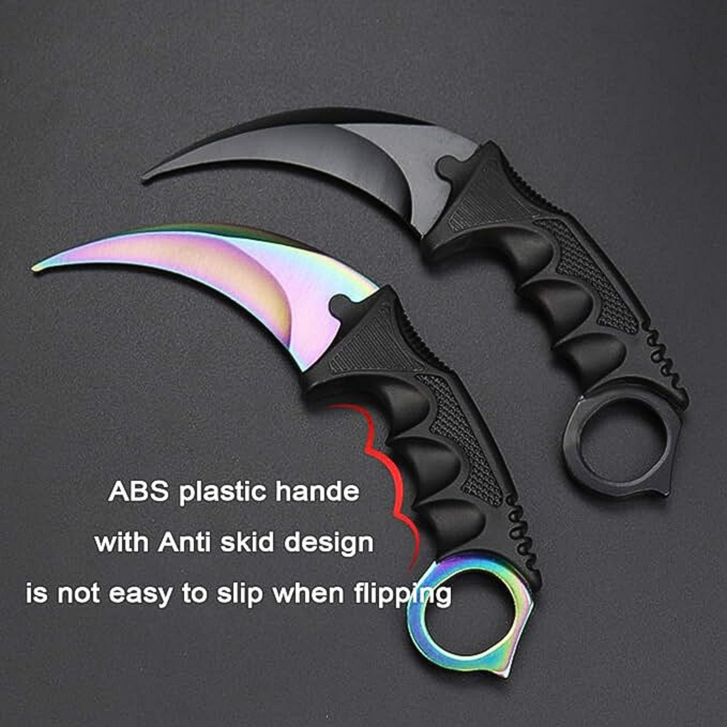 Rainbow Combat Knives-ss