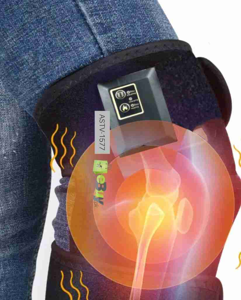 Revitalize Your Knees: High-Quality Fabric, Lightweight and Comfortable, Adjustable Heating and Massage for Ultimate Pain and Stress Relief