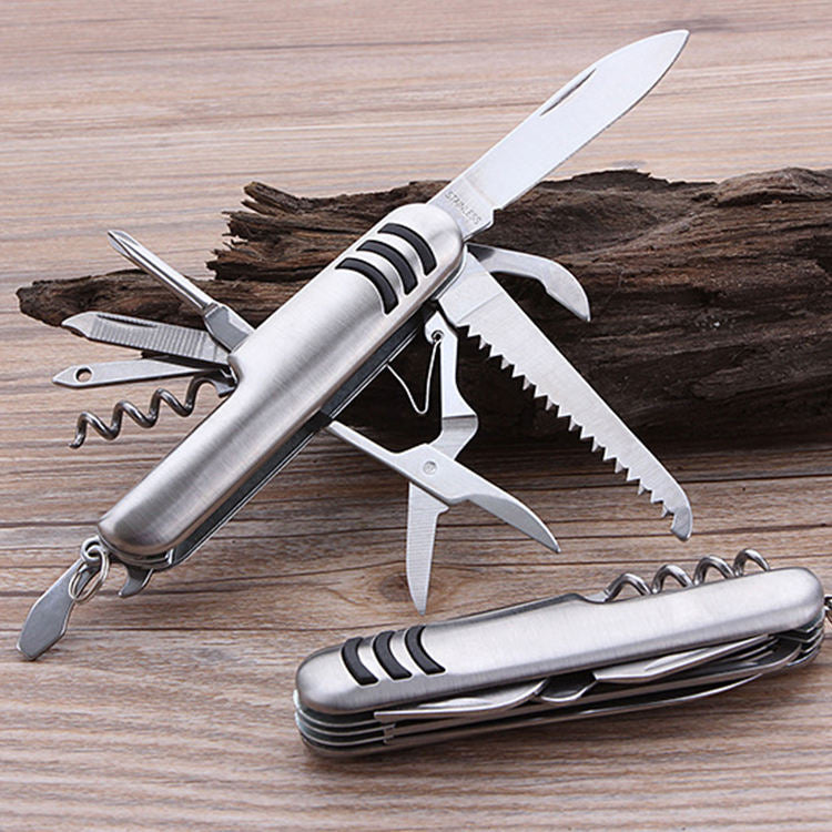 11 in 1 Stainless Steel Pocket Knife