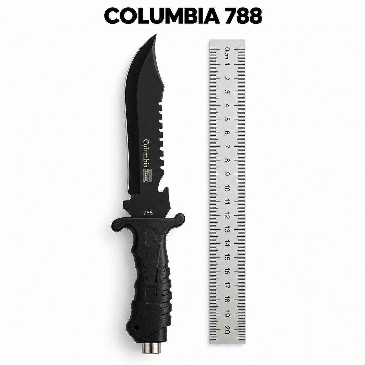 Columbia 788 Hunting Survival Knife with Sheath | StreetSaver.pk