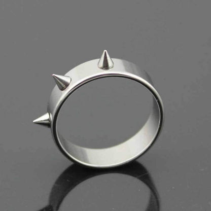 Stainless Steel Spike Defensive Ring
