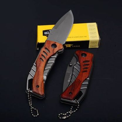 Buck x61 Wood Grip Folding Knife