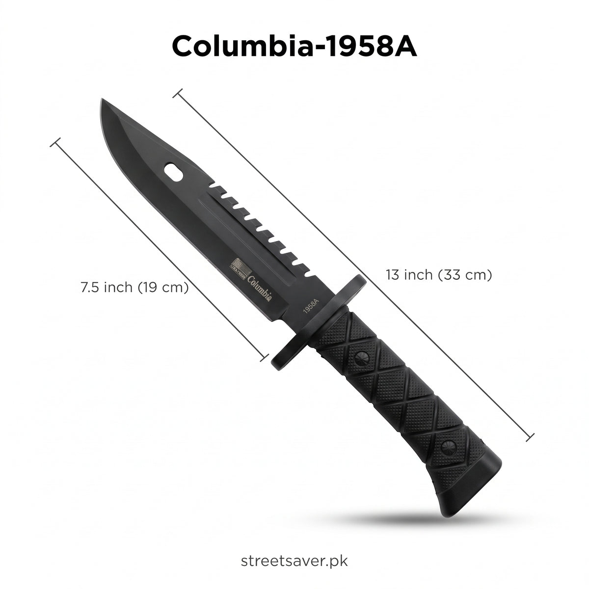 Columbian 1958A Survival Knife with Sheath | StreetSaver.pk
