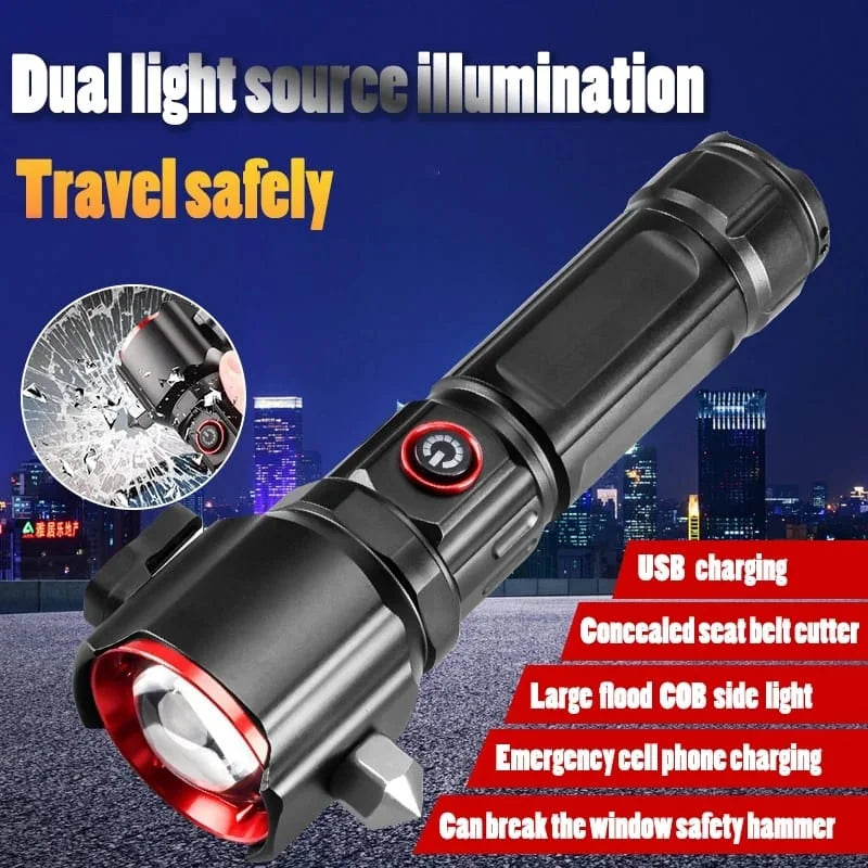 Most Powerful 4 in 1 Rechargeable Flashlight-ss – Street Saver