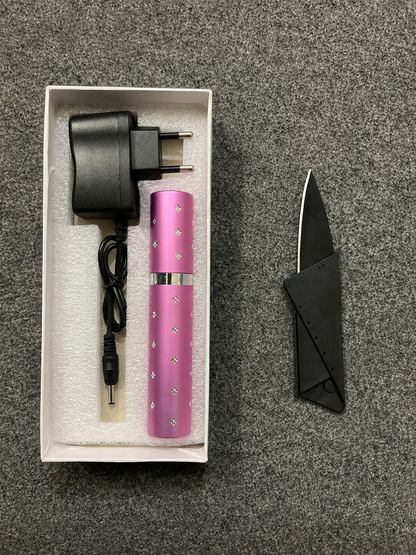 Pink sheild Taser 
