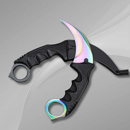 Rainbow Folding Combat Knife