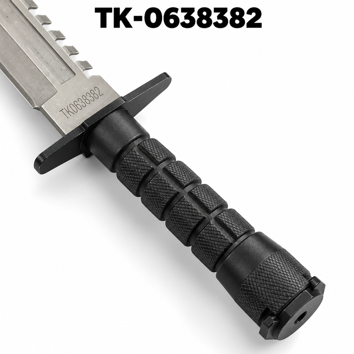 TK-0638382 Silver Blade Military Style Survival Knife with Sheath | StreetSaver.pk