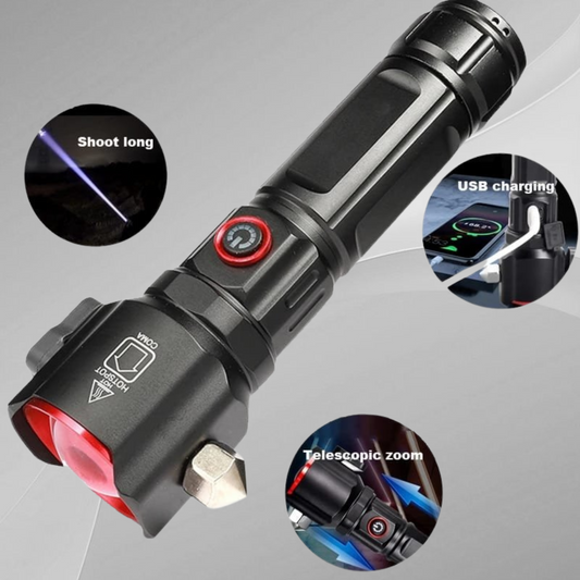 Most Powerful 4 in 1 Rechargeable Flashlight-ss