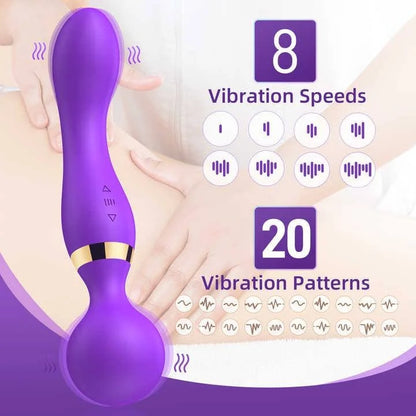 Double Ended 2 in 1 Wand Vibrat0r