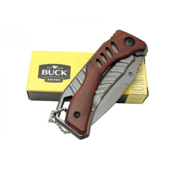 pocket knife with wooden style 