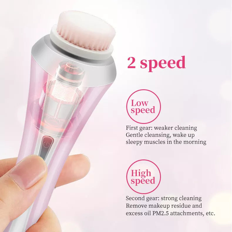 Electric facial cleansing brush Multifunction Facial Face Facial Cleansing Brush Spa Skin Care Massage Electric Facial Cleansing Brush Rechargeable