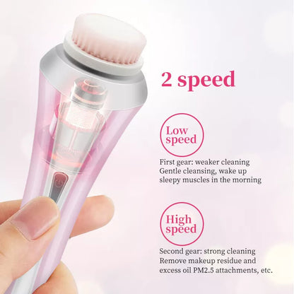 Electric facial cleansing brush Multifunction Facial Face Facial Cleansing Brush Spa Skin Care Massage Electric Facial Cleansing Brush Rechargeable